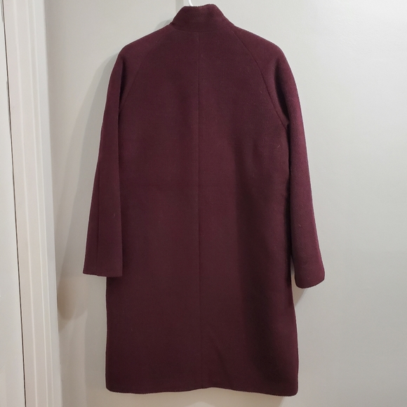 JONES NEW YORK Long Wool Trench Coat - Picture 5 of 8